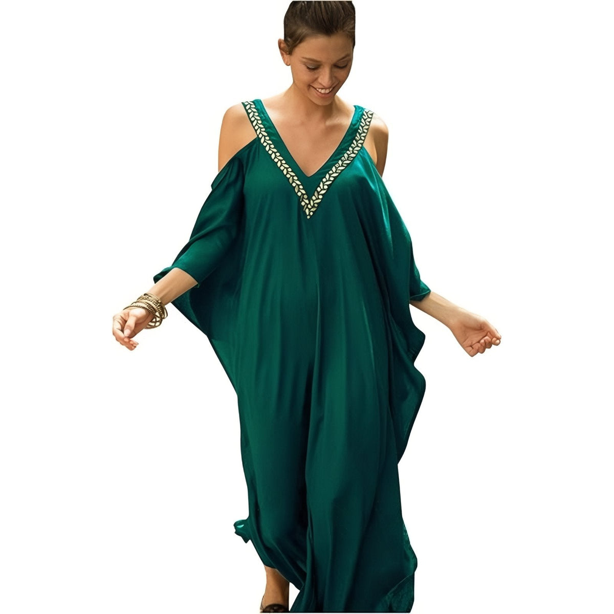 Kaftan de plage oriental pour femme