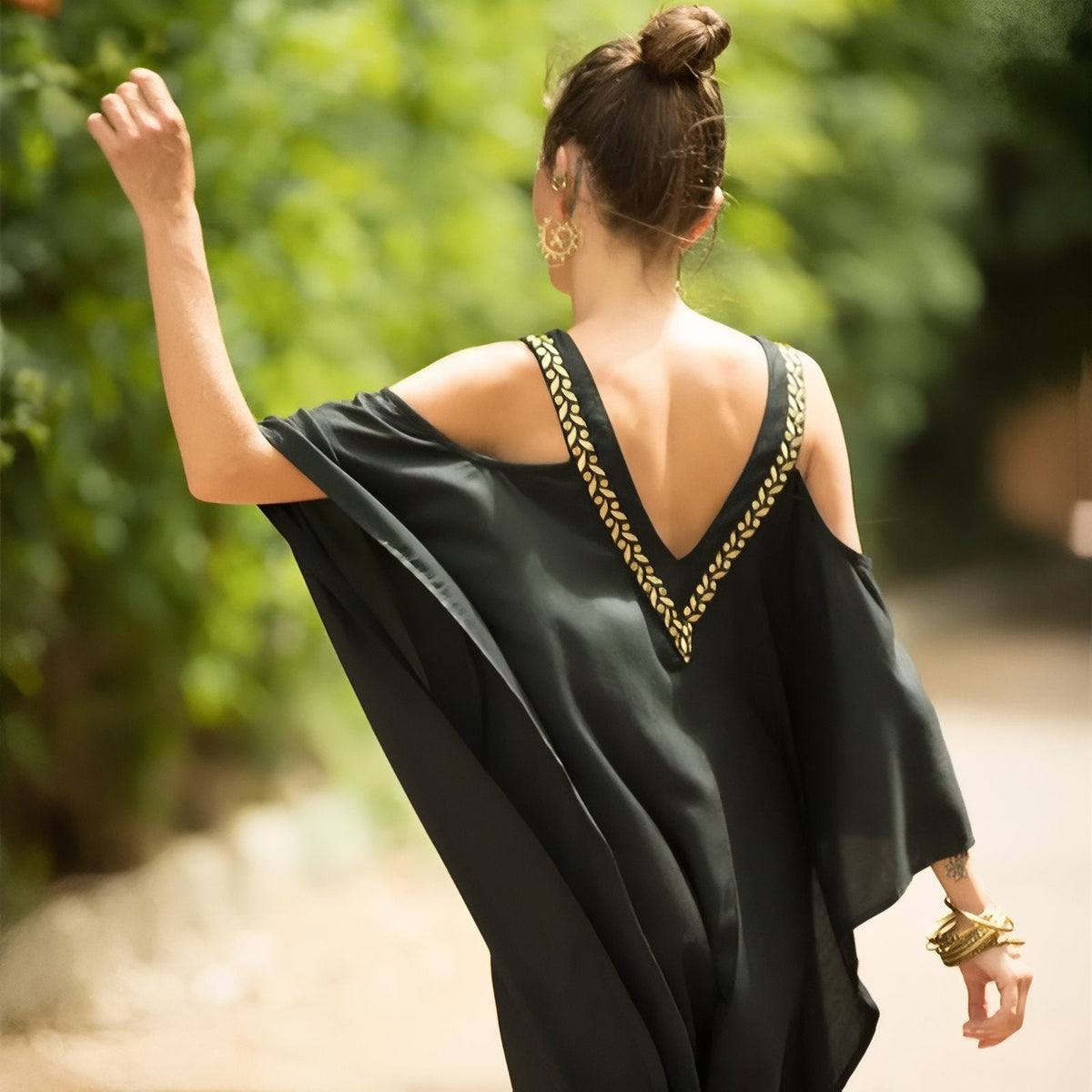 Kaftan de plage pour femme d’inspiration orientale