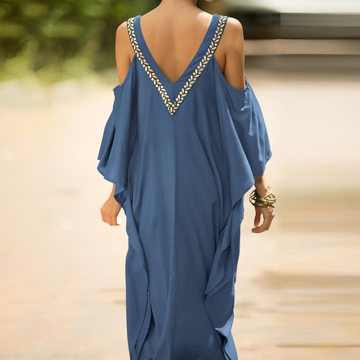 Kaftan féminin de plage style oriental