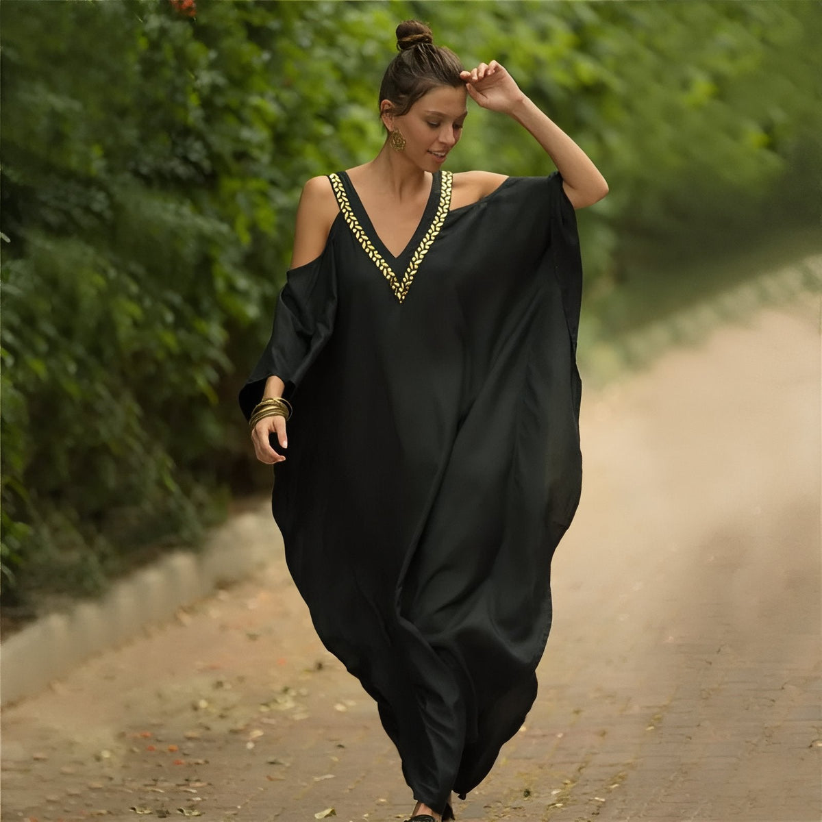 Kaftan femme oriental pour la plage