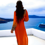 Kimono à imprimé léopard de plage