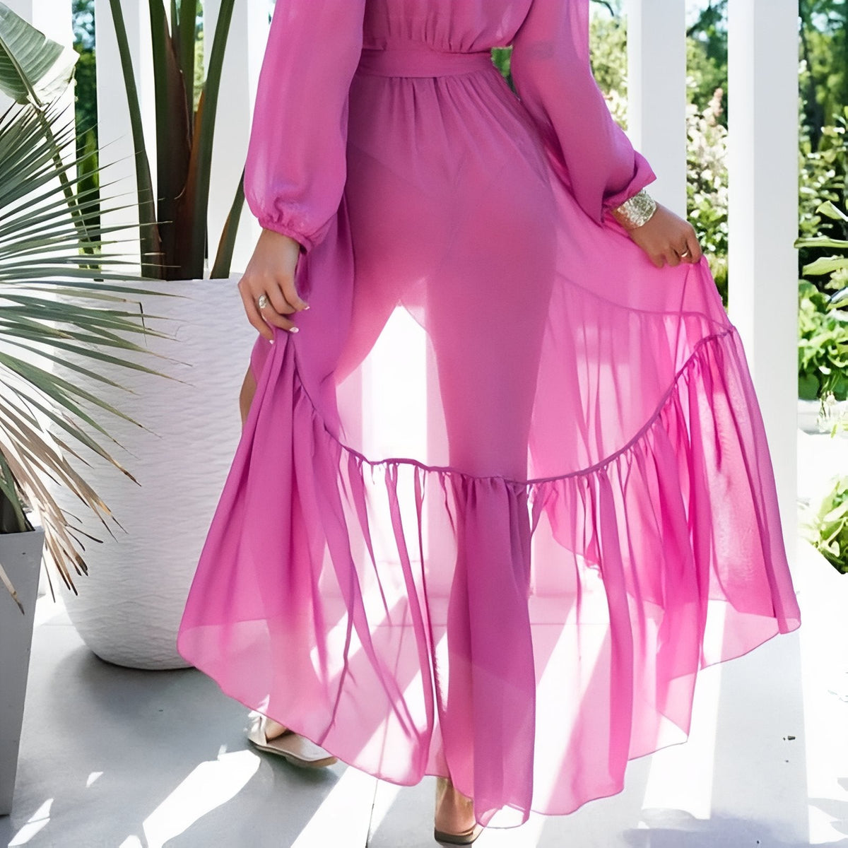 Kimono balnéaire chic et uni