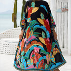 Kimono balnéaire coloré au style africain