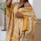 Kimono court de style ethnique vintage