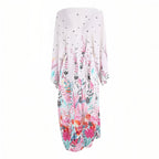 Kimono de plage aux couleurs printanières