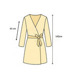 Kimono de plage orné d’un imprimé léopard