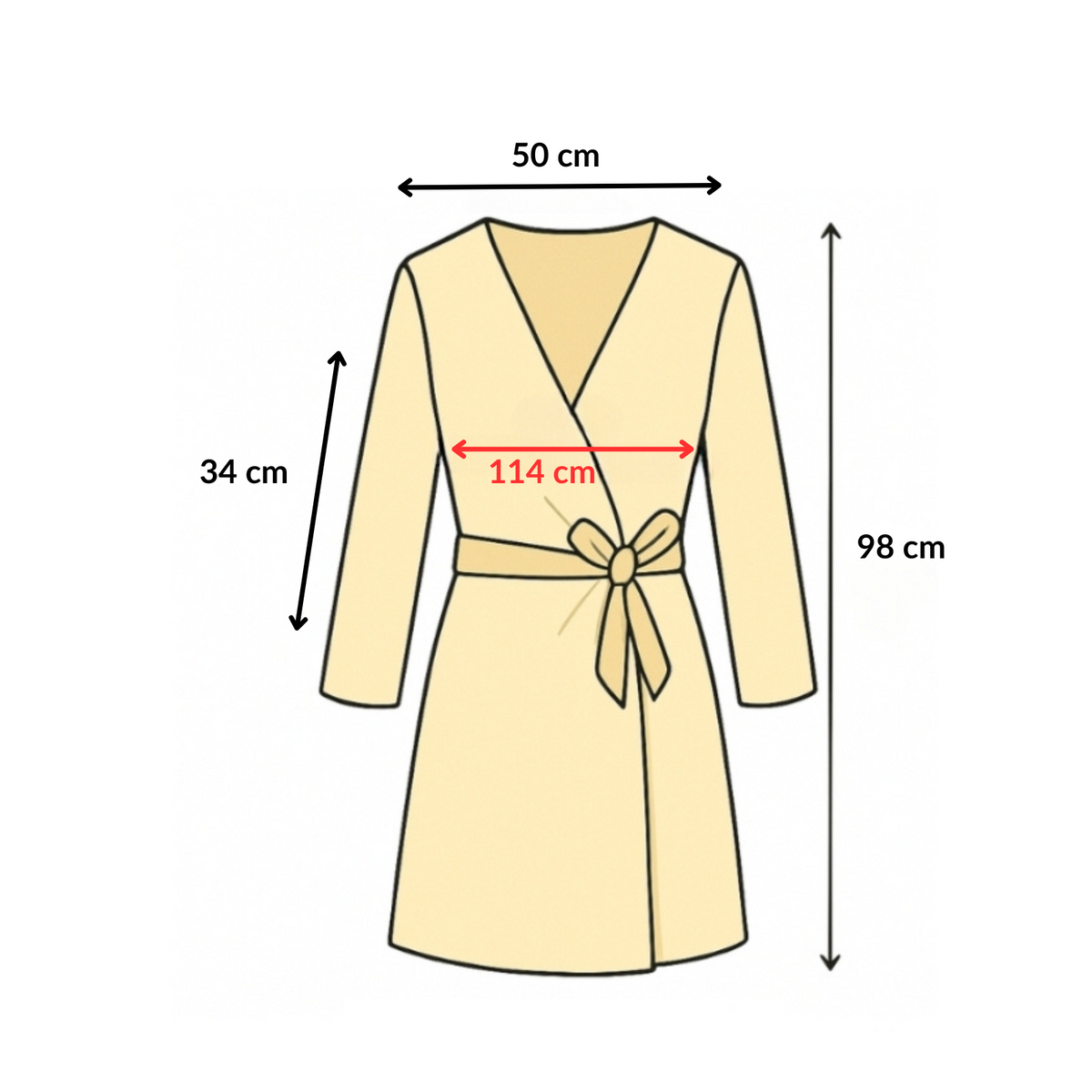 Kimono de plage réalisé en dentelle