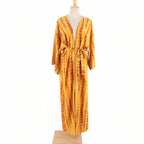 Kimono de plage tie and dye à manches longues