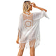 Kimono De Verano Blanco Con Flecos