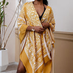 Kimono ethnique court au style vintage