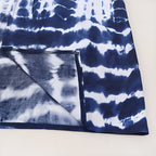 Kimono façon tie and dye à manches longues pour plage