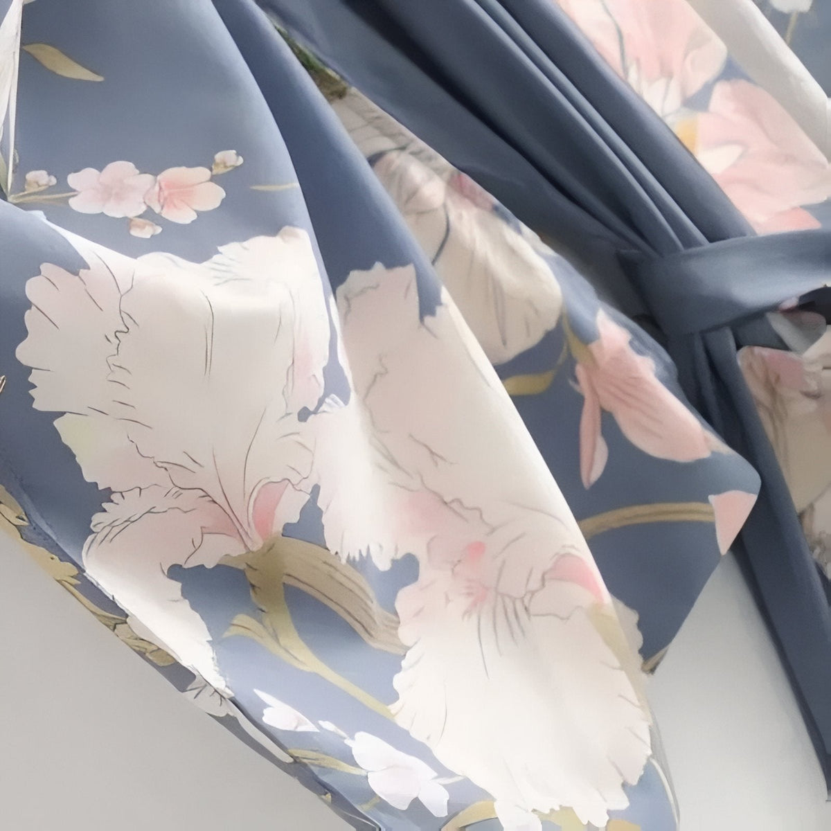 Kimono imprimé floral destiné à la plage