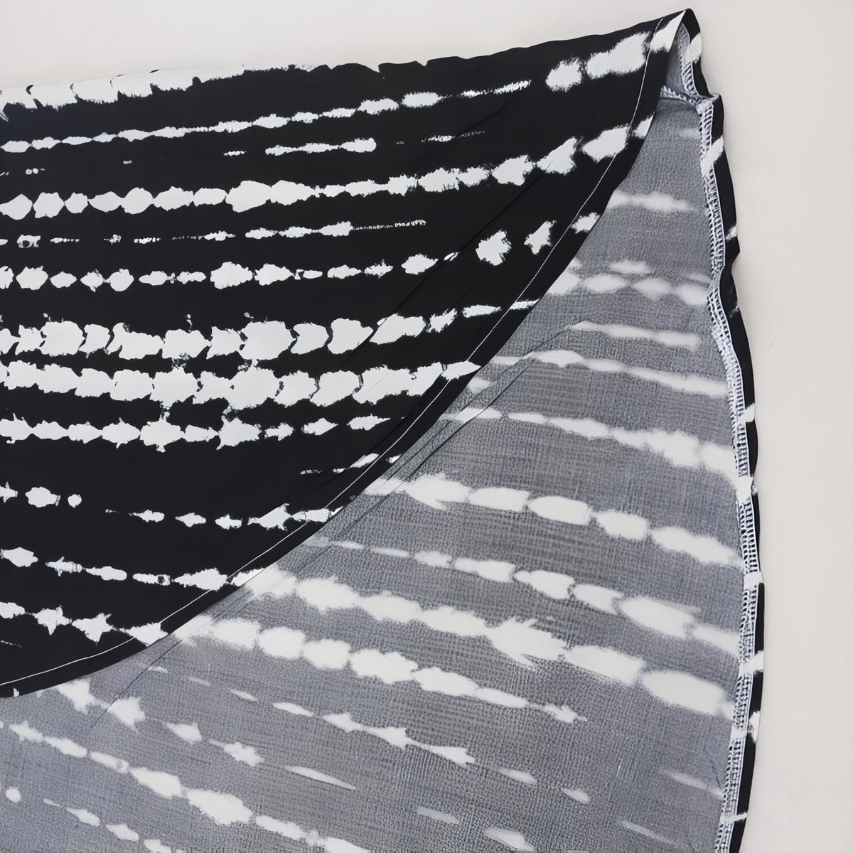 Kimono imprimé ligné de plage