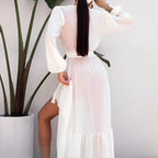 Kimono uni au style chic de plage