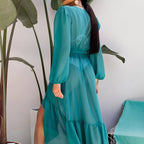 Kimono uni chic pour la plage