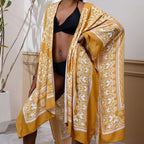 Kimono vintage court d’inspiration ethnique