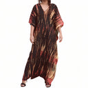 Longue robe tie and dye