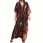Longue robe tie and dye