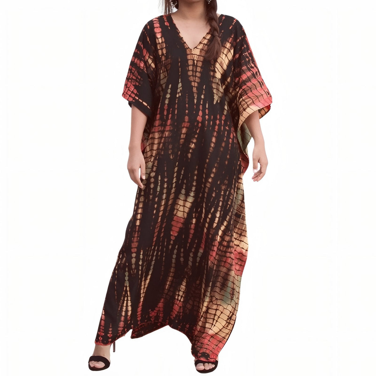 Longue robe tie and dye