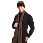 Lot homme comprenant bonnet écharpe et gants