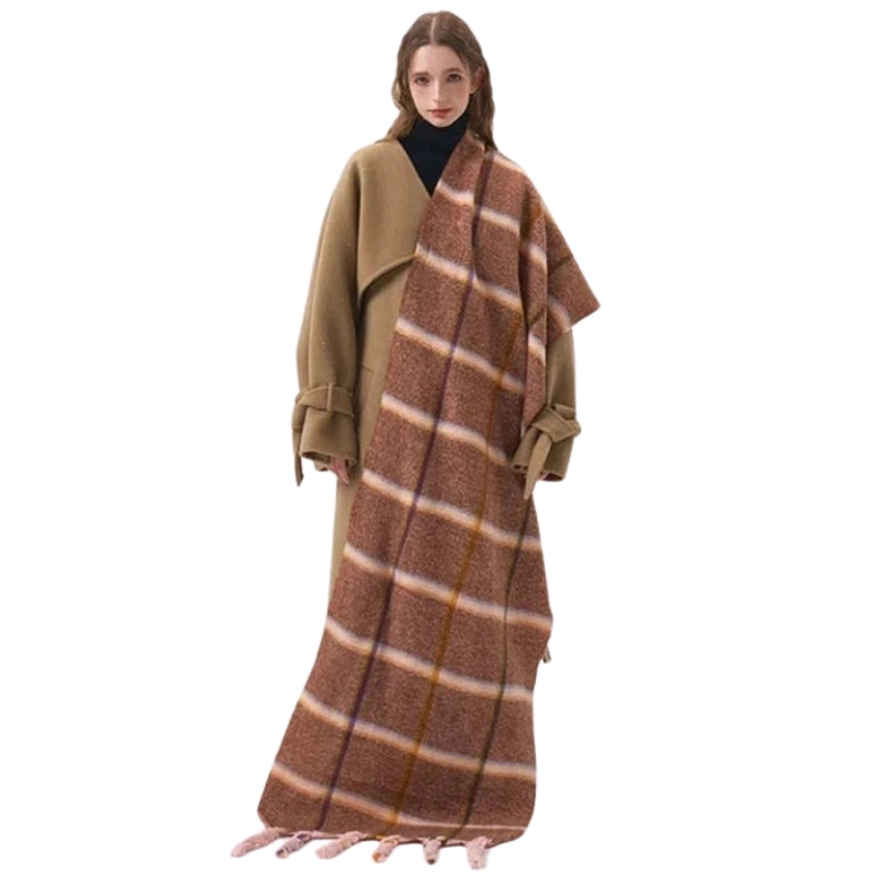 Maxi écharpe plaid