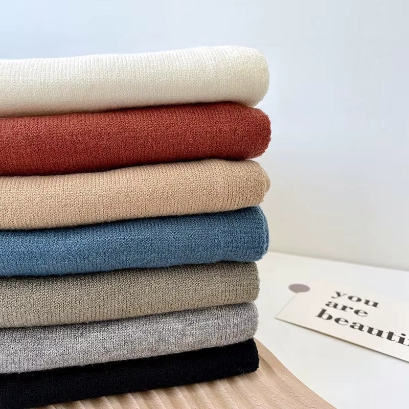 Mini châle confectionné en tricot