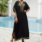 Paréo de style oriental façon caftan féminin