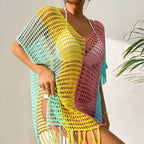 Paréo de style robe en maille