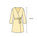 Paréo long style kimono pour la plage