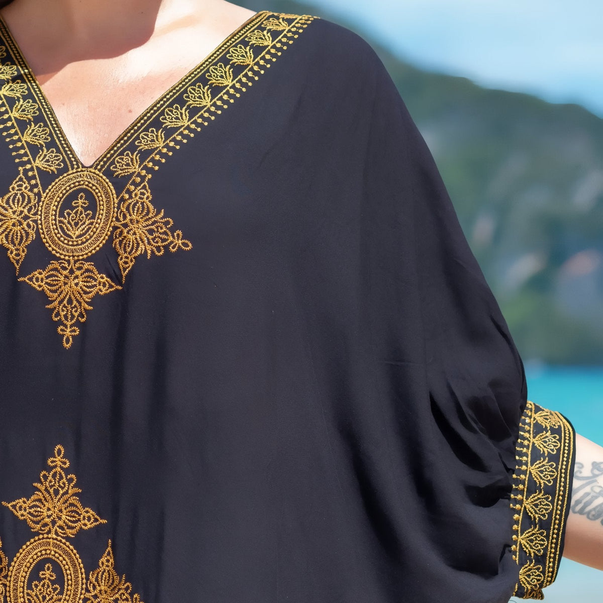 Paréo pour femme façon caftan oriental