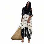 Paréo robe à motif de style ethnique