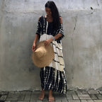 Paréo robe décoré de motifs ethniques