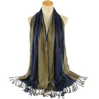 Pashima féminin à nouer en foulard