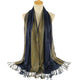 Marineblau und Goldfarben