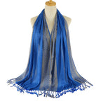 Pashima pour femme porté en foulard
