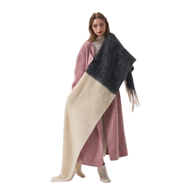 Plaid écharpe épais pour femme