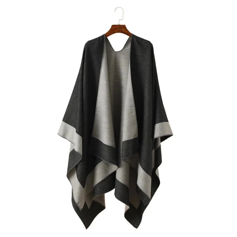 Plaid façon châle écharpe