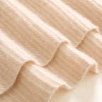 Poncho cachemire de coupe courte