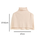 Poncho en cachemire format court