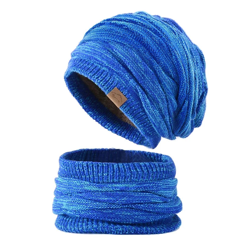 Pour femme, ensemble snood bonnet