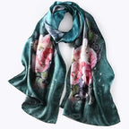 Pour femme, foulard tendance en soie
