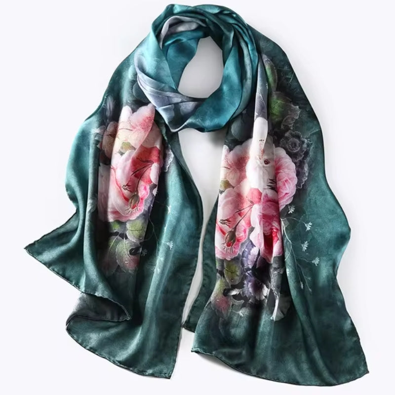 Pour femme, foulard tendance en soie