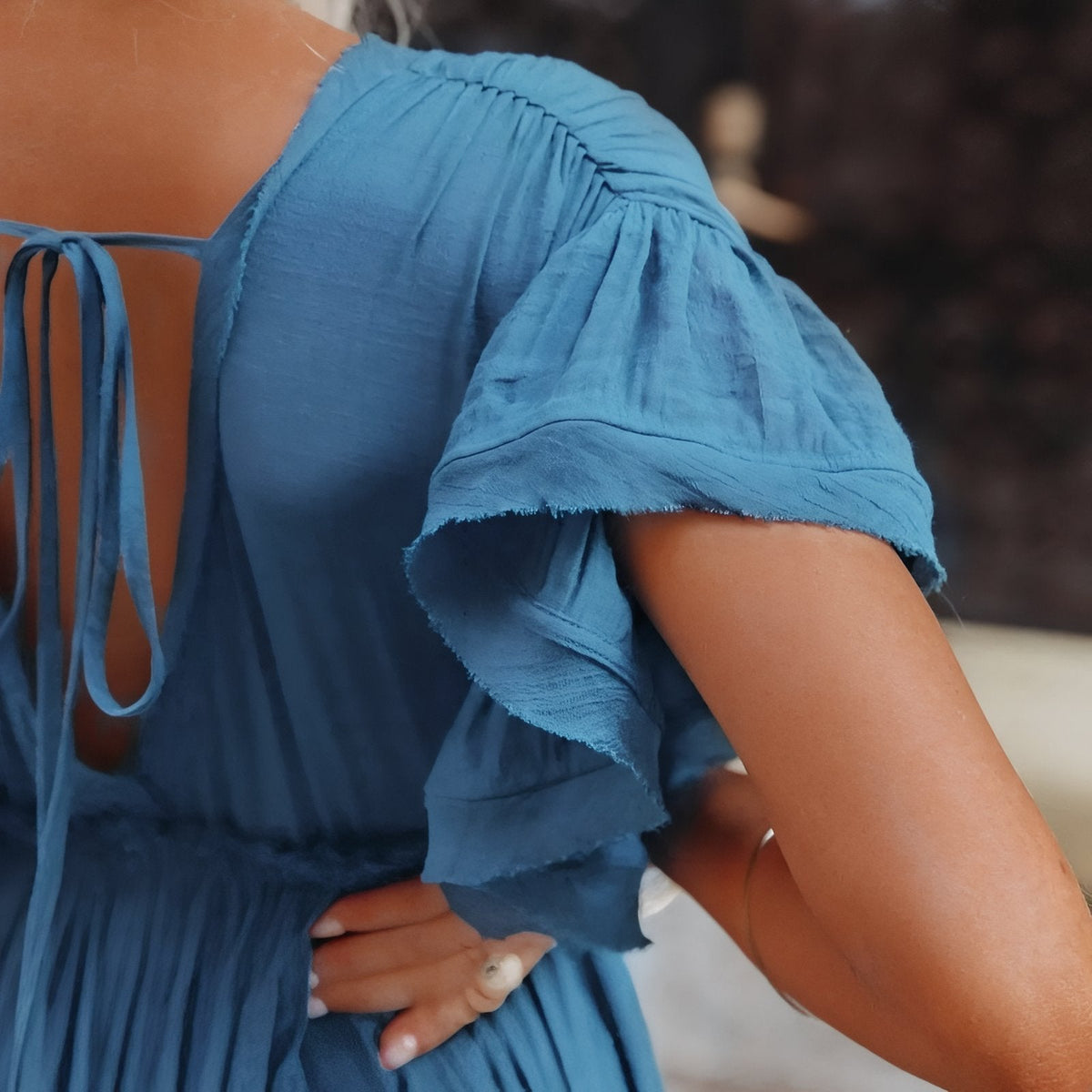 Robe ample de style plage