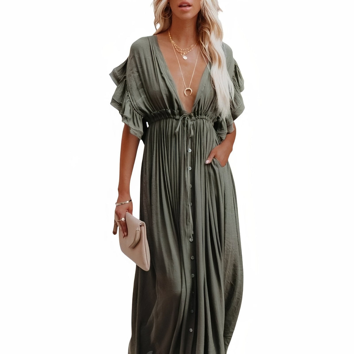 Robe ample pour tenue balnéaire
