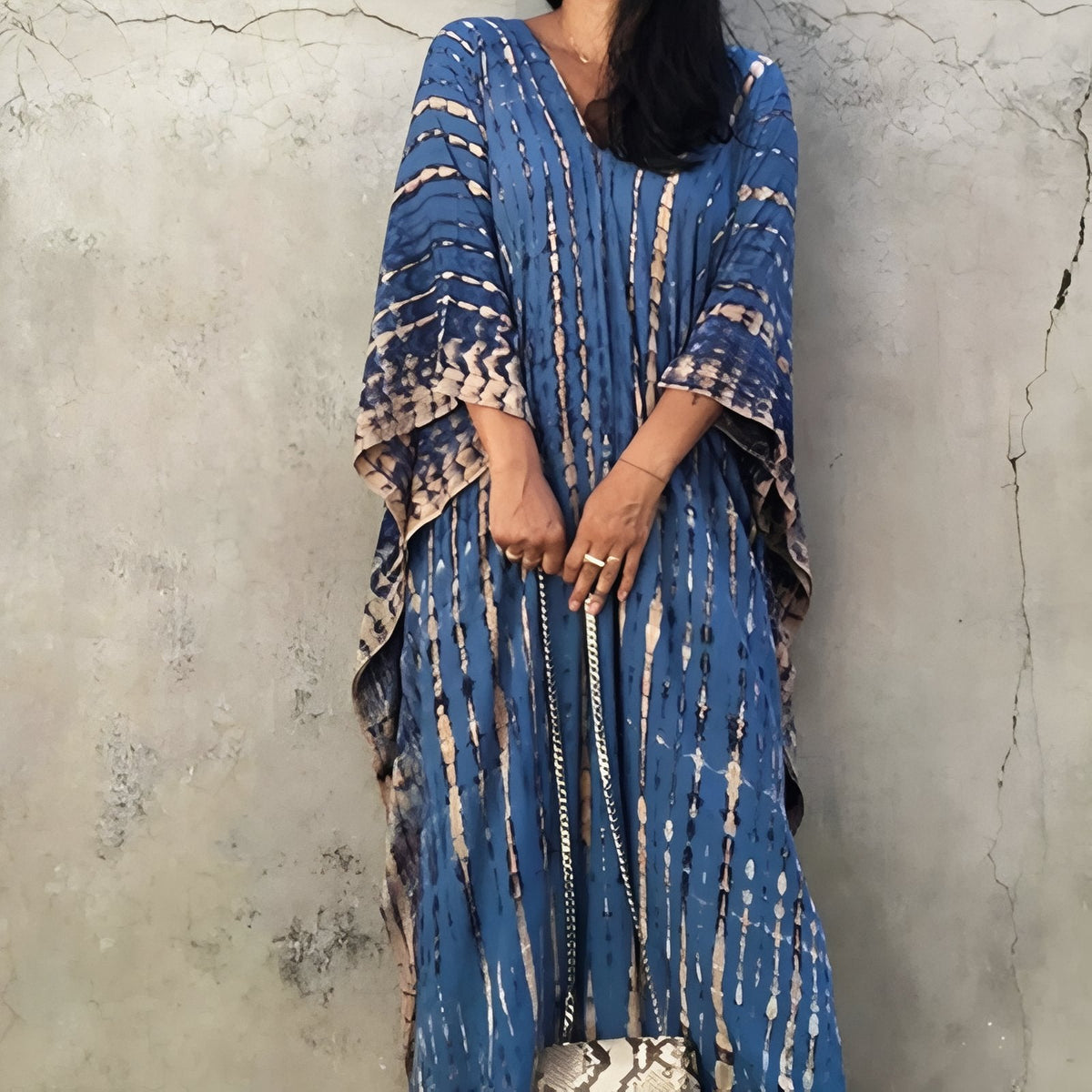 Robe au charme boho pour la plage