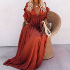 Robe balnéaire de coupe oversize