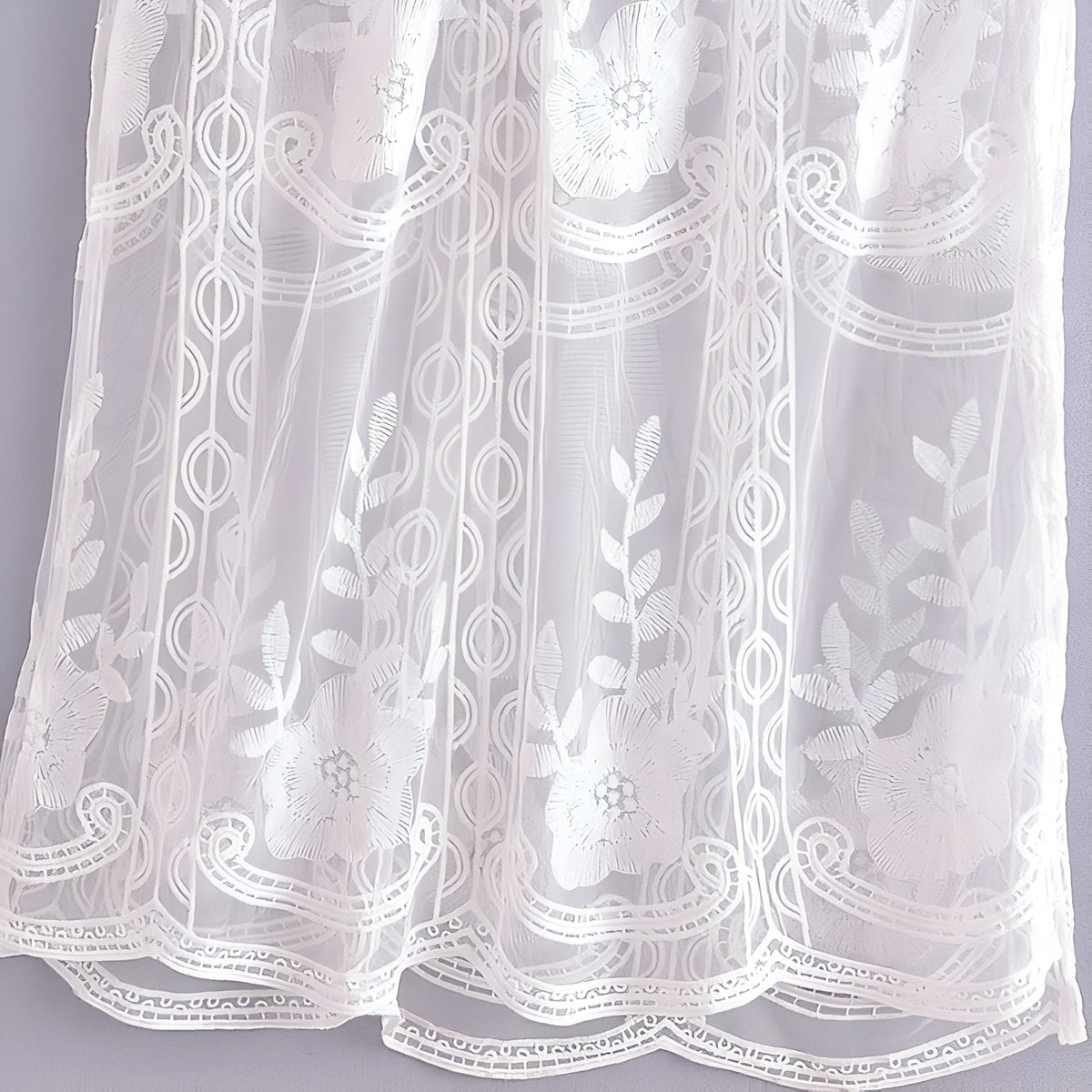 Robe blanche sublime de style paréo