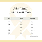 Robe bohème avec manches longues, longueur maxi et col V