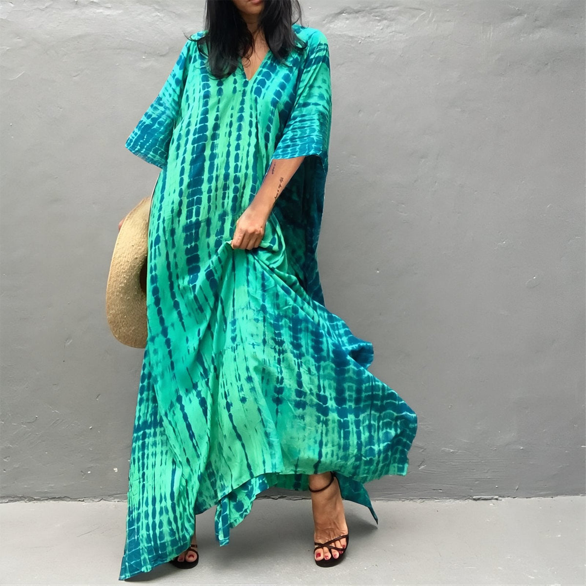 Robe bohème conçue pour la plage