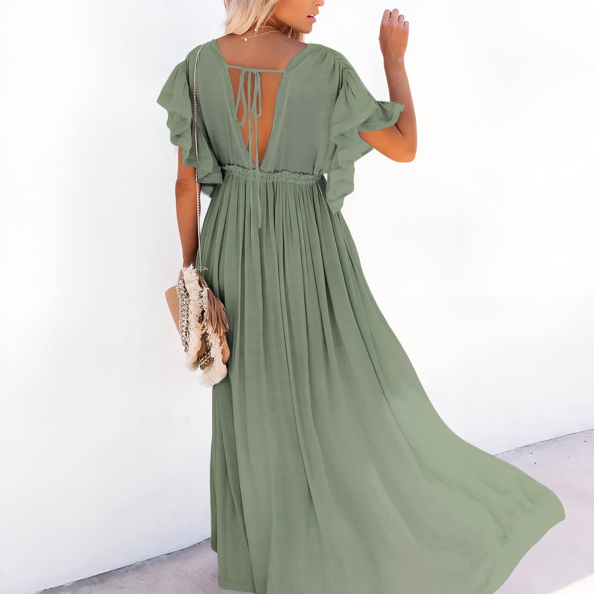 Robe coupe oversize style plage